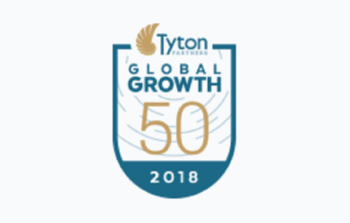 Global growth50 2018 badge